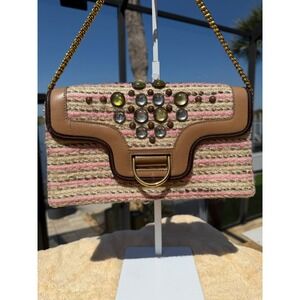Marc Jacobs Tweed Crossbody Uptown Jeannie Bag Made in Italy
